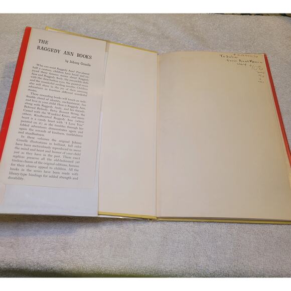 Raggedy Ann Stories By Johnny Gruelle 1961 Vintage Children's Fiction Book - Picture 6 of 10